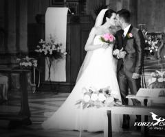 Foto del bacio degli sposi