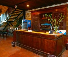 La reception dell'Hotel Tonnara Trabia