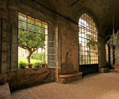 Sala veranda che affaccia sul giardino