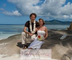 Viaggio di nozze sulla spiaggia