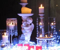 Centrotavola con candele