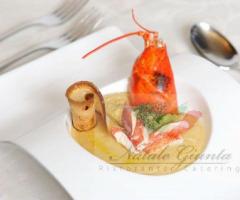 Piatto del ricevimento di matrimonio