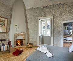 Suite con camino per prima notte di notte presso Monaci Delle Terre Nere