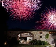 Fuochi d'artificio in Villa