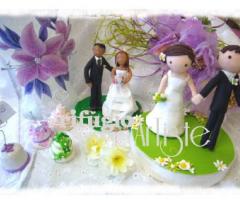 Il Rifugio delle Artiste - Cake topper e segnatavoli