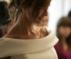 Scollatura a barca per il vestito da sposa