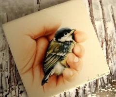 Arianna Fugazza Bomboniere - Dipinto su piastrella in terracotta