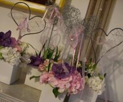 Allestimenti floreali per il ricevimento di matrimonio