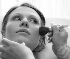 Il lavoro dell'estetista.