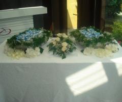 Tavolo delle bomboniere di matrimonio