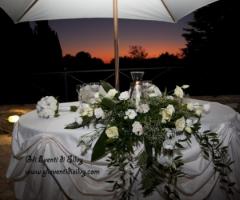 Ricevimento di matrimonio di sera