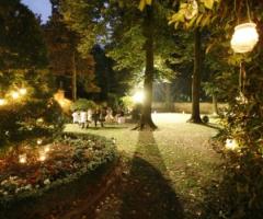 Giardino della location di matrimonio