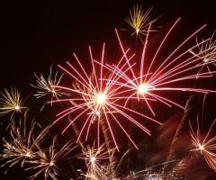 Fuochi d'artificio per il matrimonio