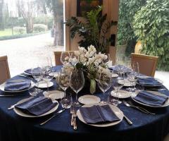 Villa Patriarca Ristorante e Ricevimenti - Esempio di allestimento tavoli