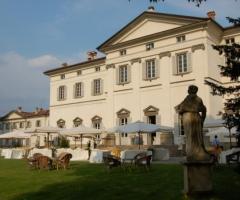 Villa Caroli Zanchi - Scorcio del retro della Villa vista dal parco