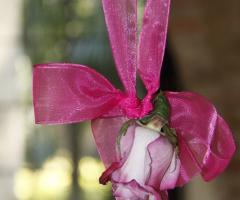 Decori floreali sospesi