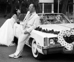 Fotografie degli sposi con la macchina da cerimonia