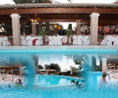Villa con piscina per il ricevimento di matrimonio