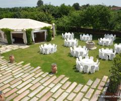 Allestimento in giardino
