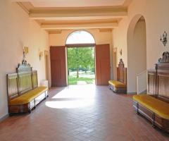 Gli interni della villa