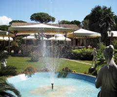 Fontana della location di matrimonio