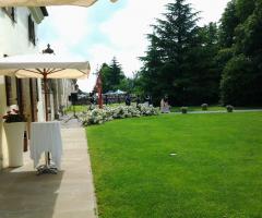 Ricevimento di matrimonio in giardino - Villa Dirce