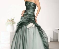 Abito da sposa verde - Clara Couture