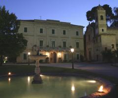 La villa al tramonto
