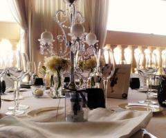 Candeliere per i tavoli del ricevimento di nozze