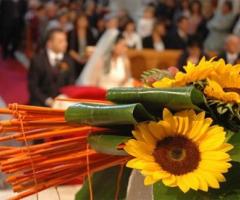 Emanuele Vignaroli  - Particolare dell'addobbo floreale