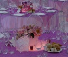 Allestimento ricevimento nuziale al Ristorante Tarantola