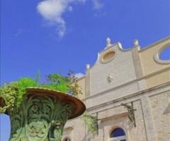 Particolare della facciata della location di nozze