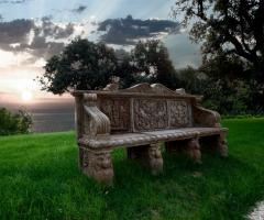 Giardino della villa per il matrimonio