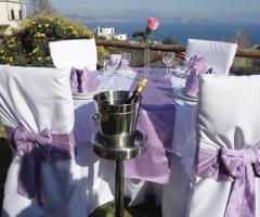 Tavolo per il ricevimento di matrimonio