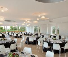 Elegante sala per ricevimenti di matrimonio al Borgo degli Angeli