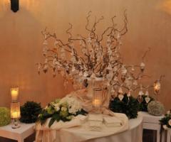 Composizione per il tavolo delle bomboniere