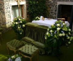 Addobbi floreali per la cerimonia di matrimonio