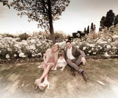 Invitati al ricevimento di matrimonio