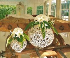 Allestimento della location di matrimonio