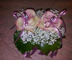 Cuscino portafedi floreale - Fioreria Gabriella