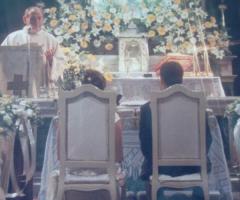 Gli sposi in chiesa