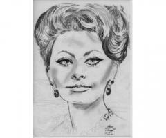 Marco Fiorenza - Ritratto di Sophia Loren