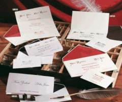 Foglio diplomatico avorio con capilettere