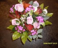 Composizione floreale per il matrimonio