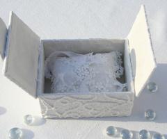 Papery Wedding - Scatolina porta fedi