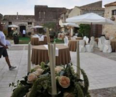 Area ricevimenti all'aperto