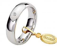 Anello originale in oro rosa e diamanti neri - Linea Schegge di Luna