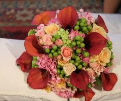 Composizione fiori freschi