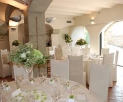 Sala allestita per i ricevimenti di matrimonio