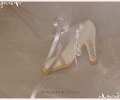 Scarpetta di zucchero come bomboniera di nozze